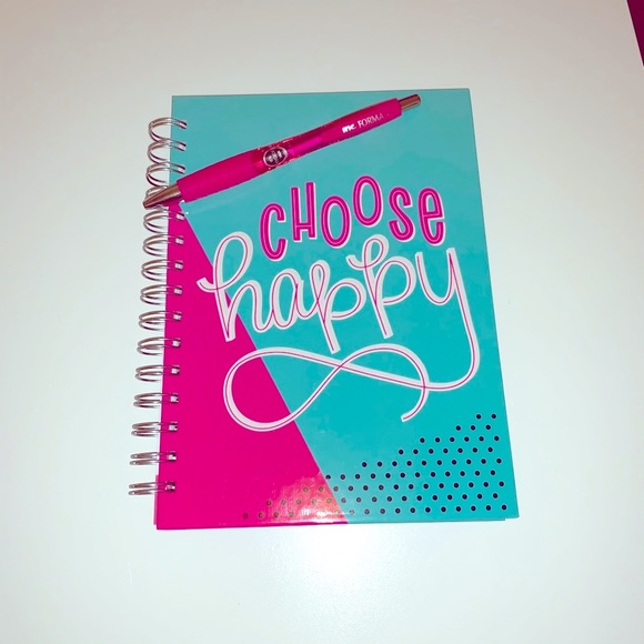 Other - Choose Happy notebook/ journal with pink p…